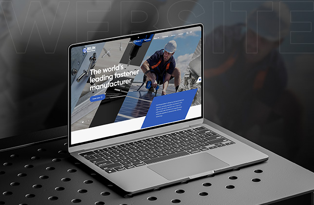 狄龙DELON铆钉外贸网站设计定制