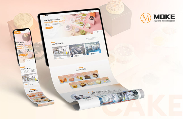 魔客食品外贸网站建设