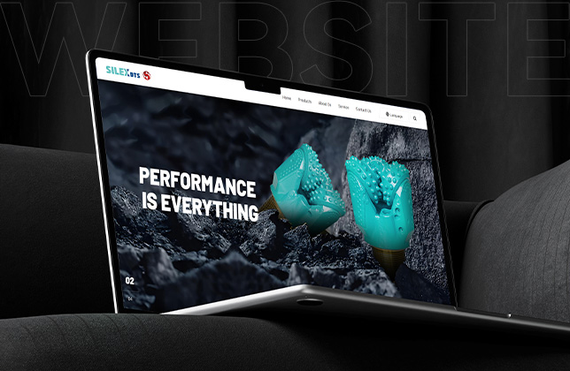 赛莱科斯SILEX矿用钻具外贸独立站设计