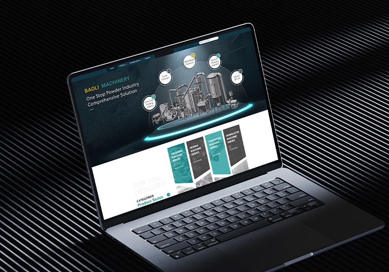 宝利机械阿里国际站设计/旺铺装修设计