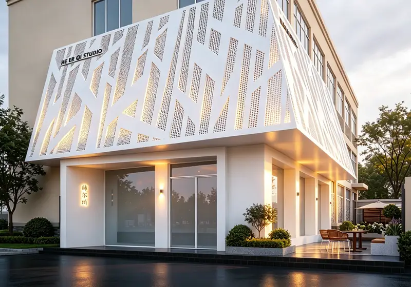 服装纺织厂工厂店直营店铺门头设计