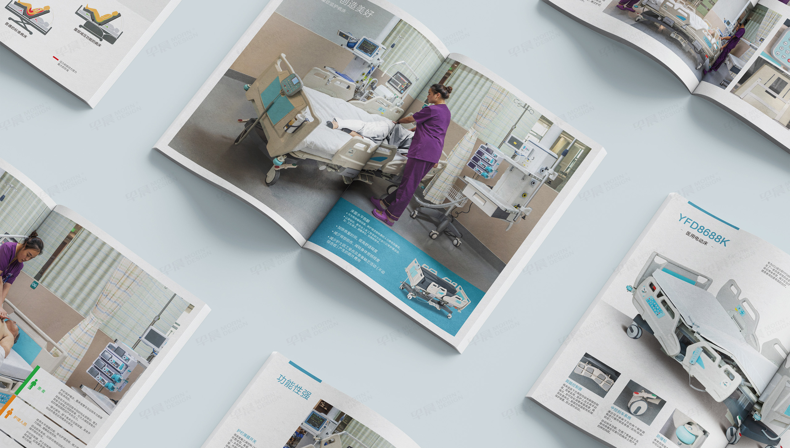 江苏永发监护床图册设计
