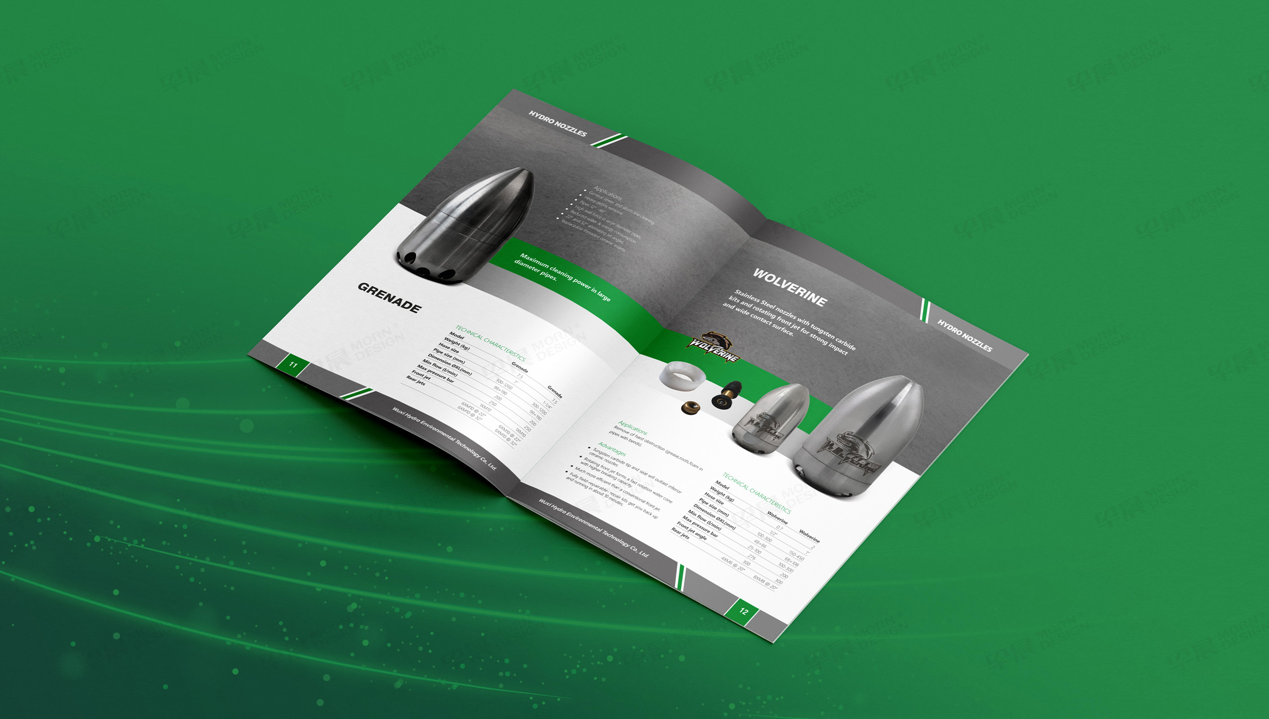 宣传手册设计,产品册设计,产品手册设计,无锡海卓环境技术Wolverine清洗设备产品册设计,产品宣传册设计,制作,公司