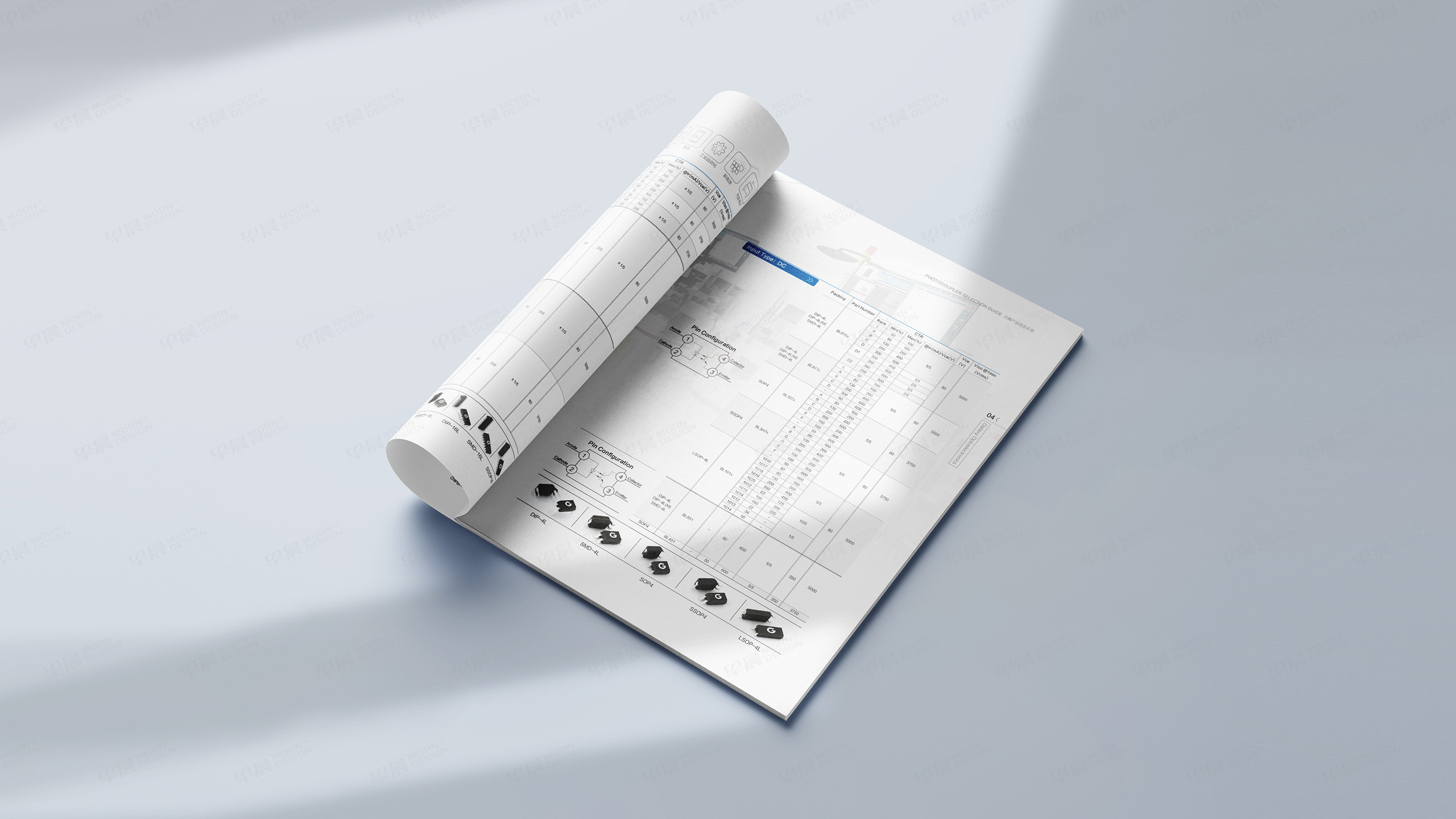 选型手册设计,产品册设计,常州银河光电光耦产品选型手册设计,产品选型手册制作,公司