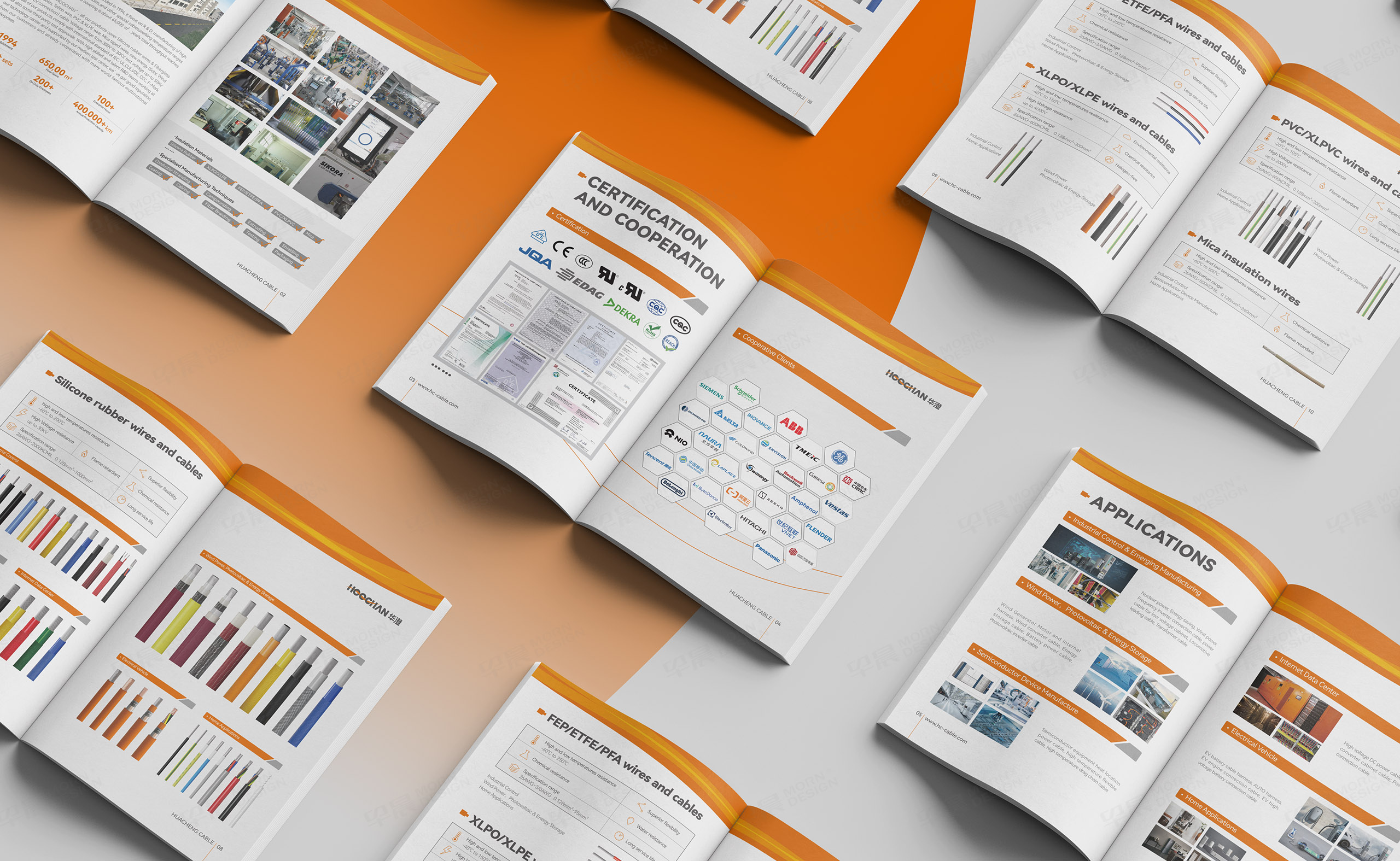 无锡宣传册设计,产品册设计,无锡华澄线缆产品宣传册设计,线缆产品册设计,制作,公司