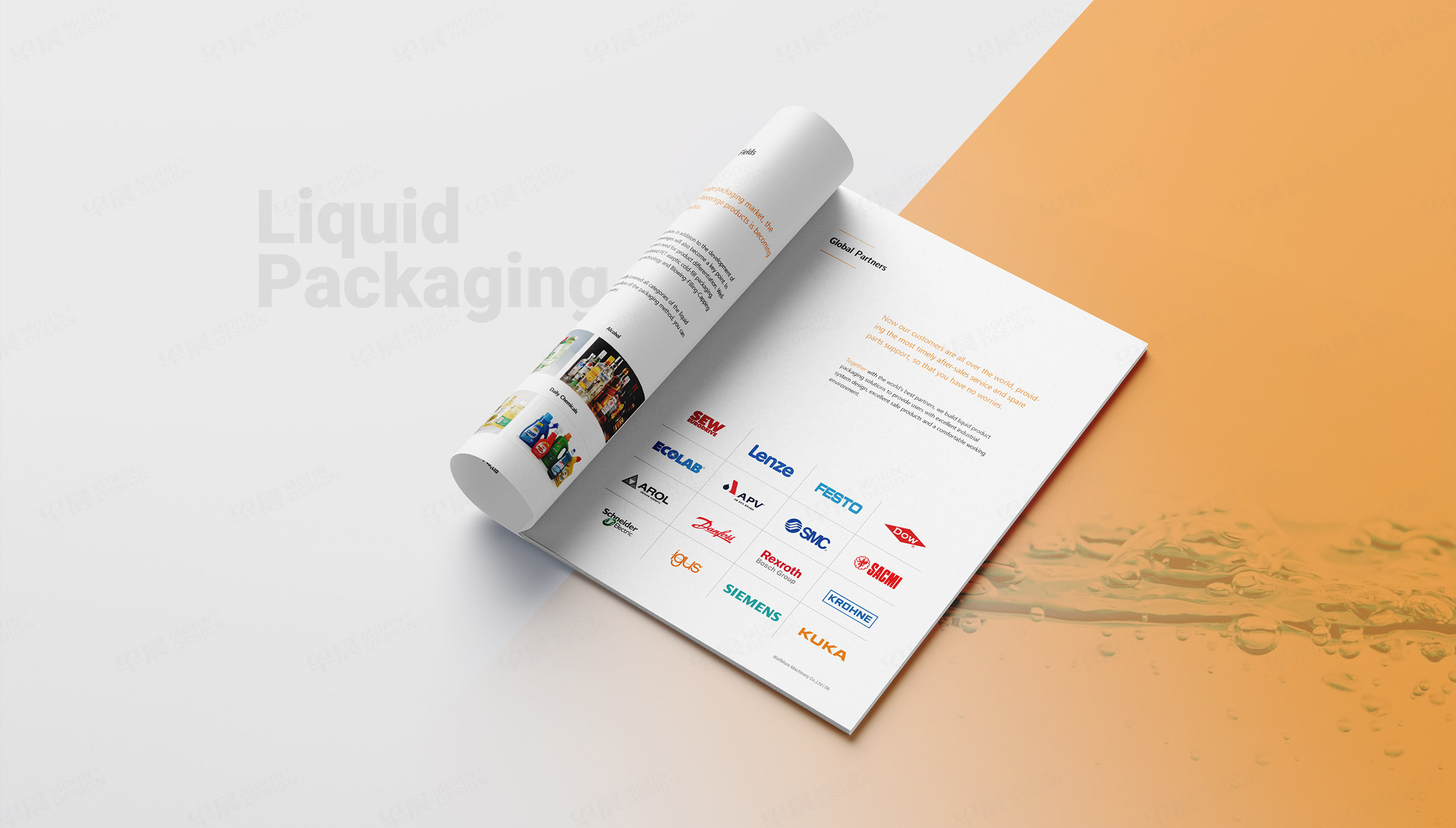 宣传画册设计,饮料机械,灌装机,宣传册设计,画册设计,韦尔默WellMorn,公司