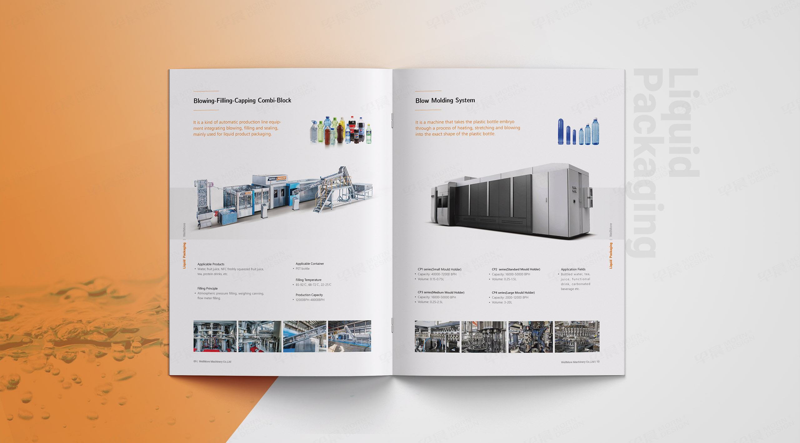 宣传画册设计,饮料机械,灌装机,宣传册设计,画册设计,韦尔默WellMorn,公司