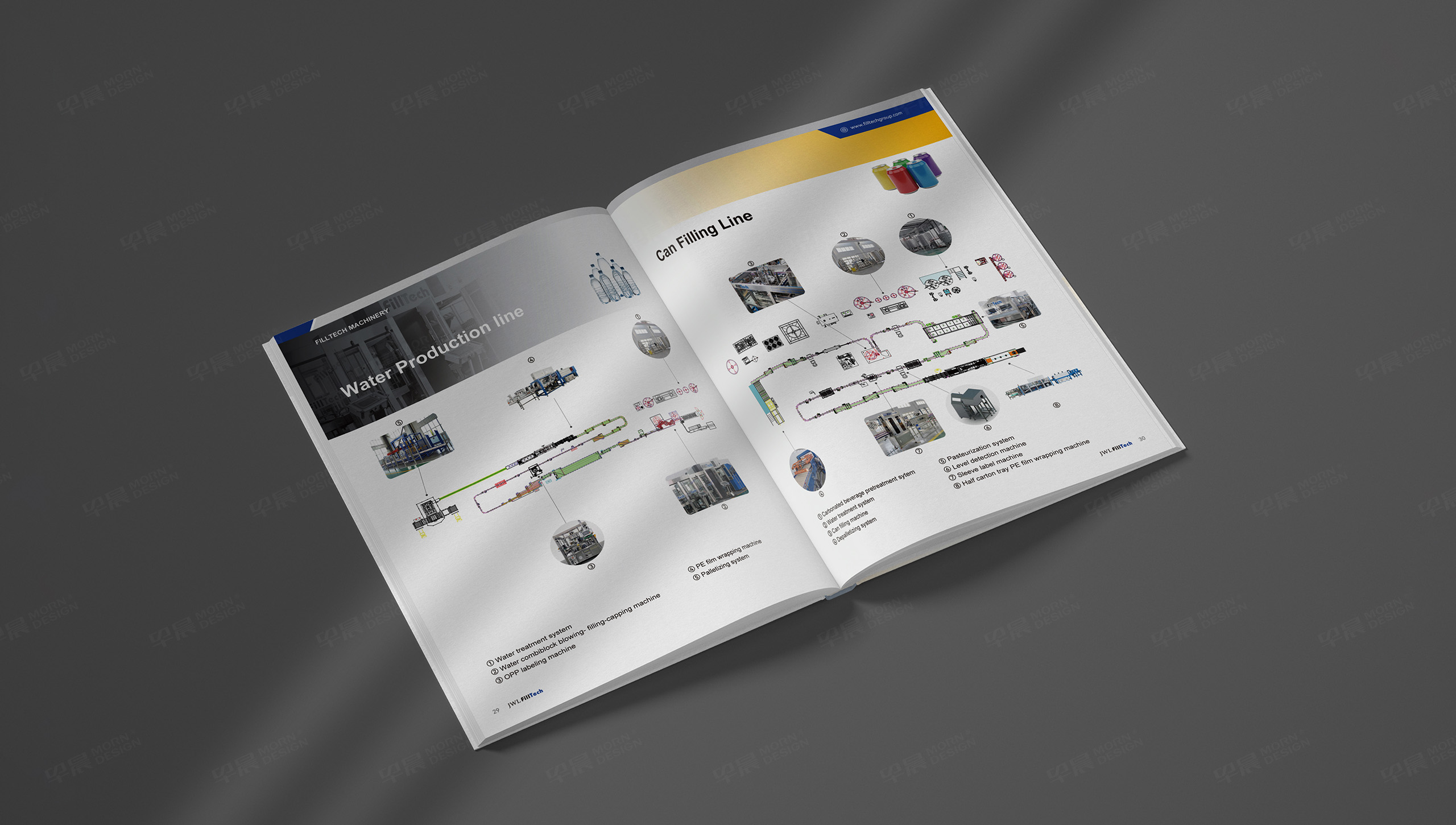 美泰克饮料机械宣传画册设计
