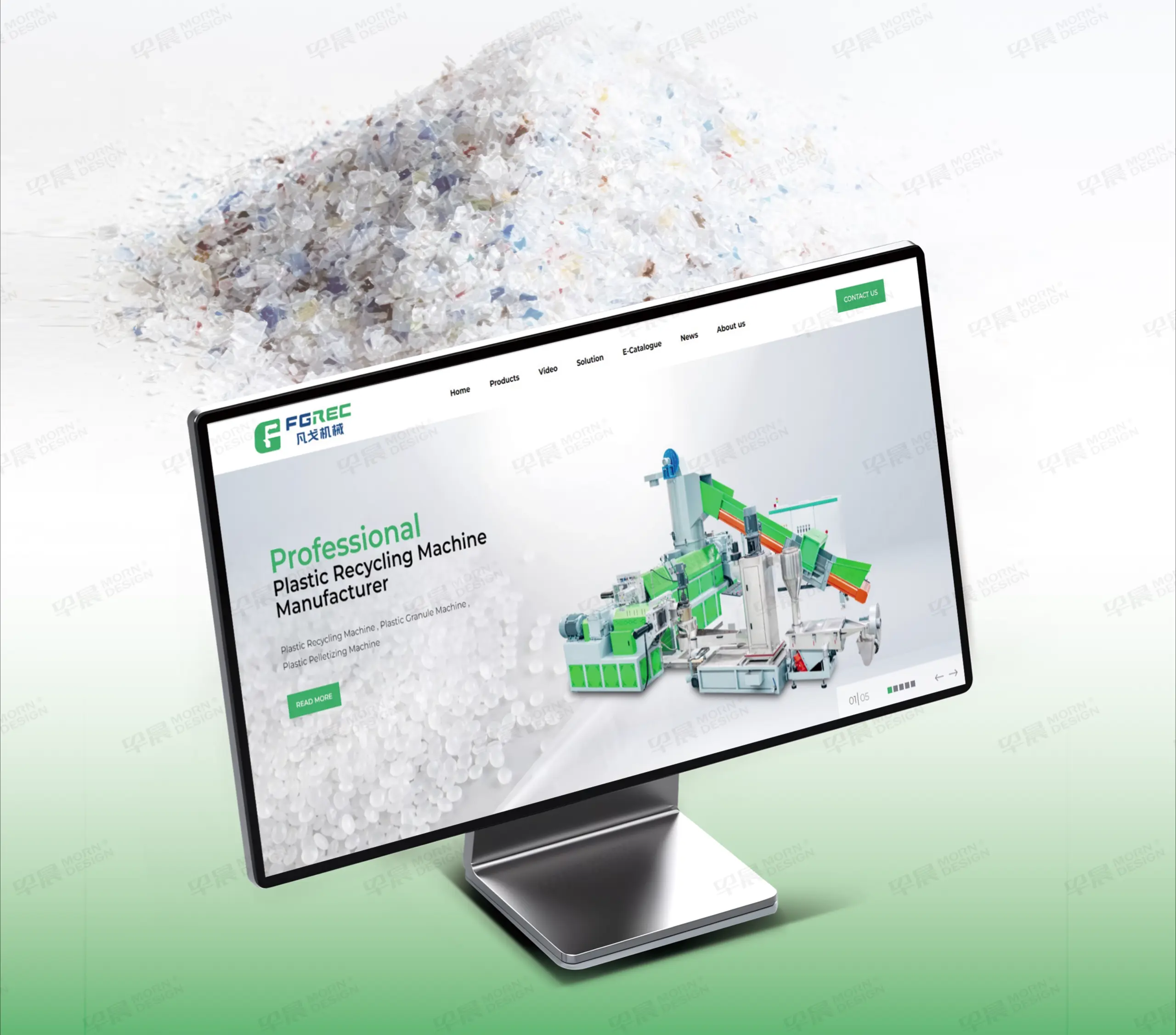 外贸独立站建设,外贸网站建设,废旧塑料,清洗,造粒,回收机械,外贸站建设,公司