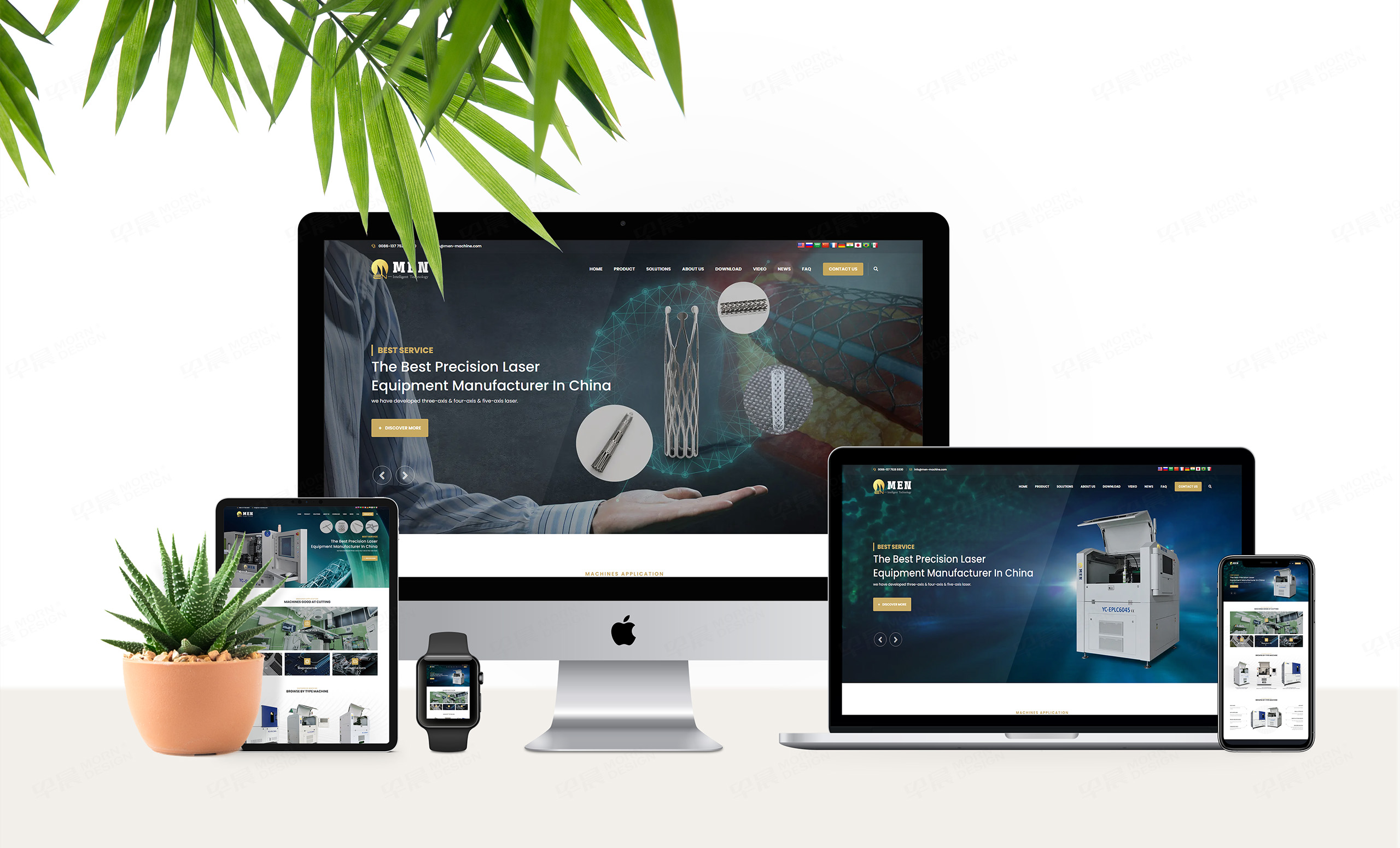 Menlaser网站设计02