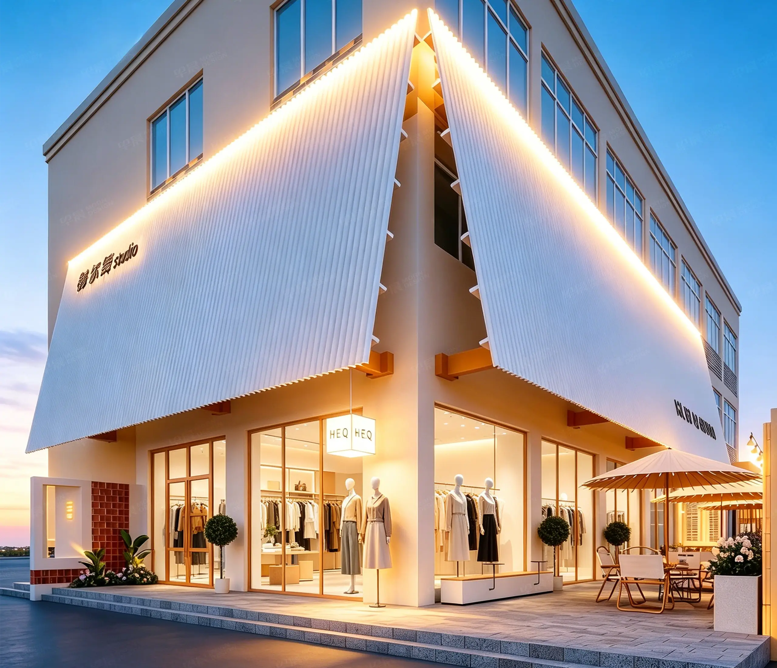 工厂店门头设计,工厂门头设计,服装厂,纺织厂,工厂直营店门头设计,工厂门头设计公司